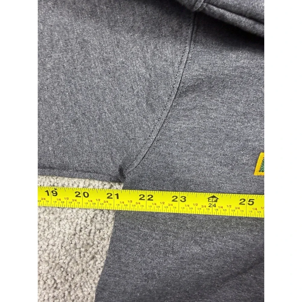 Champion Baylor University Bears Crewneck Sweatshirt Grey Yellow Green Size M